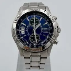 【稼働】SEIKO セイコー 腕時計 ソーラー充電式 クロノグラフ メンズ