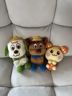 いないいないばあっ！ ワンワン うーたん ぬいぐるみ 3体セット