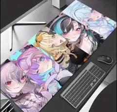 H*n様 ホロライブ FLOWGLOWプレイマット デスクマット - メルカリ