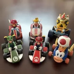 マリオカート プルバックカー6点セット