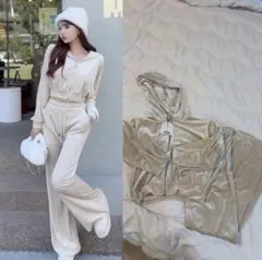 新品未使用♡シェリミー ベロアセットアップ