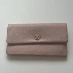 【ラスト1点】ロングウォレット　ピンク