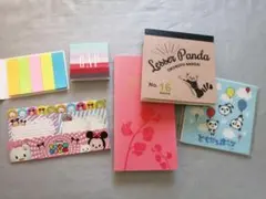 カラフルメモ帳　付箋　動物　ツムツム　 6個