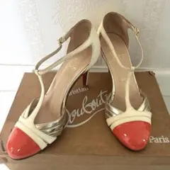 Christian Louboutin ハイヒール バックストラップシューズ