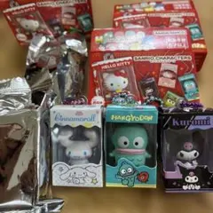 サンリオキャラクターズ チョコボックスフィギュアストラップ 3個セット