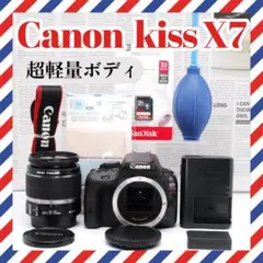 ◇Canon Kiss X7◇ショット数少なめ◇スマホ転送◇一眼レフカメラ◇美