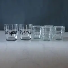 モロゾフの耐熱グラス4つとグラス2つセットで