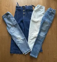 デニムパンツセット 130 4本