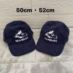 BEAMS mini ジェフリー コーデュロイ キッズ 50 52 ネイビー
