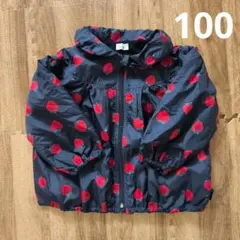 コンビミニ いちご柄 ジャケット 100