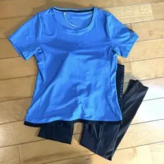 値下げ！【adidaトップス】【アシックス下】ランニングウェア上下セット