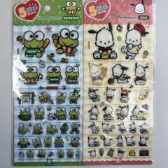 けろけろけろっぴ ポチャッコ 韓国 5サイズステッカー