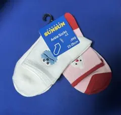 パペットスンスンGU アンクルソックス 2足セット 23-25cm 靴下のサムネイル