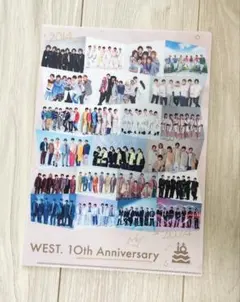 WEST. 10th anniversary 2014-2024 クリアファイル