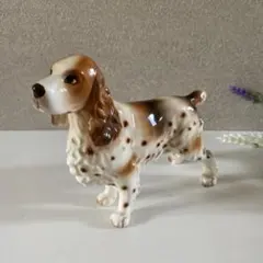 KATO KOGEI 犬　オブジェ　ヴィンテージ　置物　陶器　コッカースパニエル