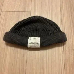 Nigel Cabourn BEANIE LINEN charcoal