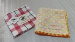 【未使用】POLO CLUB & petit タオルハンカチ 2枚セット