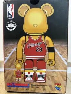 ベアブリックMichael Jordan AIR JORDAN 400％　金 BE@RBRICK SERIES 50