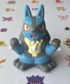 ポケモン 指人形 ルカリオ 中古 ポケモンキッズ ソフビ フィギュア