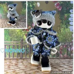 ロボホン洋服もこもこ帽子&リバーシブル ケープor ハーフパンツ