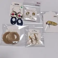 ハンドメイド　ピアスセット　ヘアアクセサリー　バラエティ