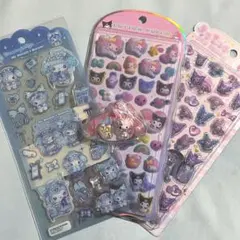 マイメロディークロミ うるちゅるポップ コットンパフィー ドロップジェリーシール