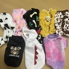 犬服セット 多様なデザイン 8点