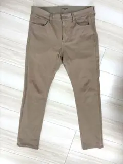 グローバルワーク　モーションテックスキニー　ベージュ　Ｍ　メンズ