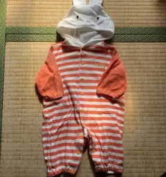 miffy ウサギフードロンパース 新生児