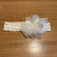 ベビー用フラワー装飾ヘアバンド