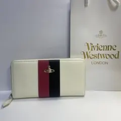 大人気♡ショッパー付】新品 Vivienne Westwood 長財布 白 - メルカリ