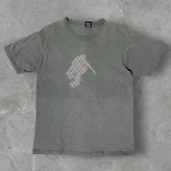 00s/レア希少】Stussy オールドステューシー モノグラム柄 Tシャツ灰 