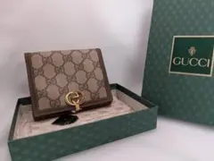 GUCCI オールドグッチ 二つ折り財布 GGスプリーム インターロッキングのサムネイル