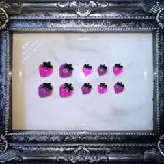 ❤︎ ネイルパーツ 量産型 地雷系 いちご ❤︎