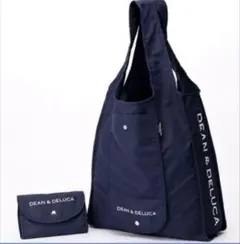DEAN &DELUCAエコバッグ　ネイビー