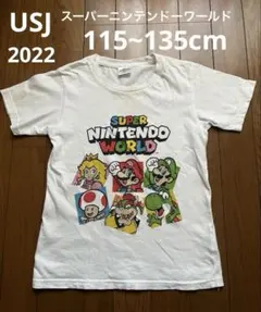 スーパーニンテンドーワールド Tシャツ 115~135cm USJ キッズ 子供のサムネイル