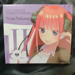 五等分の花嫁 ワイヤレスイヤホン 化粧箱・取扱説明書・充電ケーブル有
