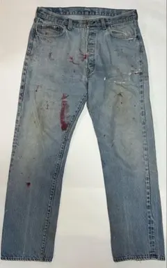 60s LEVI'S 501 BIGE 赤耳 ボタン裏6 紙パッチ ヴィンテージ - メルカリ