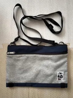 CHUMS ショルダーバッグ グレー/ネイビー