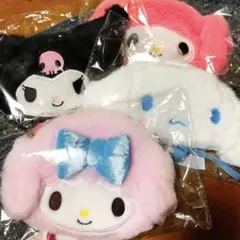 【未使用】サンリオキャラクターズ/フェイスポシェット4種まとめ売り