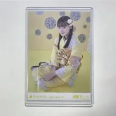 乃木坂46 遠藤さくら 山生写真 2022年 浴衣 座りヒキ