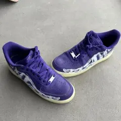 美品 NIKE Air Force 1 Purple Skeleton 26.5