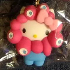 ♥立体マスコットキーホルダー　ミャクミャク　ハローキティ　パステル　キティ♥