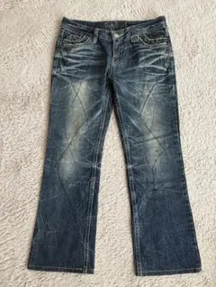 Xfrm トランスフォーム ペイント デニム パンツ 30 古着 Xfrm トランスフォーム ペイント デニム パンツ 30 古着 Xfrm