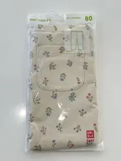 UNIQLO 10分丈 花柄レギンス 80サイズ