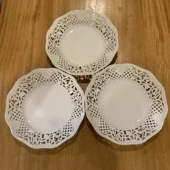 未使用含む Francfranc パニエレース（ホワイト） 食器6枚セット