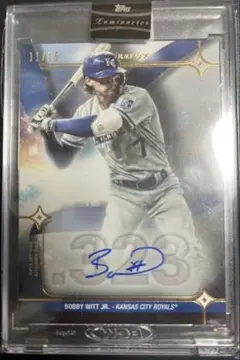 topps luminaries Bobby Witt Jr 直筆サインカード - メルカリ