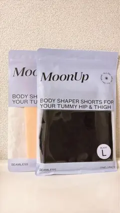 MoonUp ボディシェイパーショーツ Lサイズ 2色セット