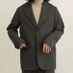 ダークグレー テーラードジャケット M