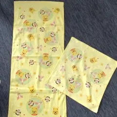 未使用 くまのプーさん フェイスタオル&ハンドタオル2枚セット